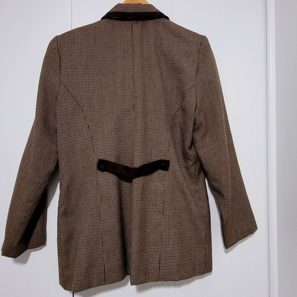 Vintage Houndstooth Tailored Blazer - Picture 6 of 6